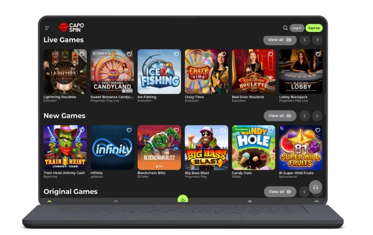 Capo Spin casinò applicazione